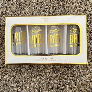 Team Bride shot glasses